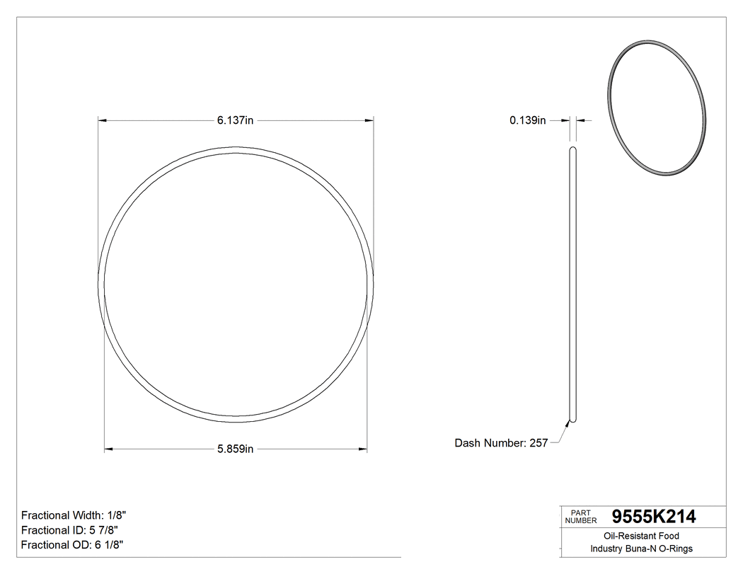 Technical drawing - 9555K214